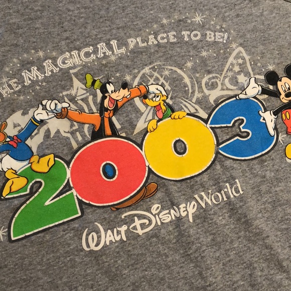 Vintage Disney 2003 Unisex Tank Top in Grey, size Large - Picture 5 of 11